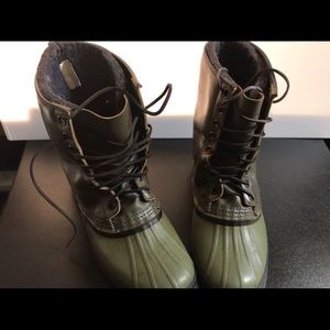 Sorel Trapper Mens Green Hunting Duck Boots